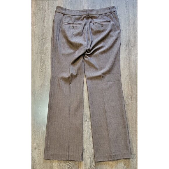 Vivienne Tam Womens Size 10 Brown Toupe Dress Pants Low Rise - Picture 7 of 7